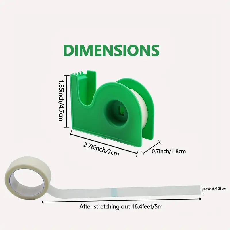 Micropore tape, 1,25 cm x 5 meter på dispenser