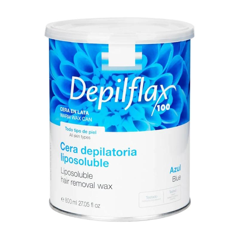Depilflax voks til hårfjerning med Azulen, 800 ml dåse