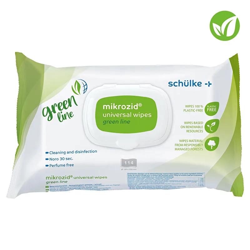 Mikrozid Universal Wipes, Green Line, 114 stk Desinfektionsservietter