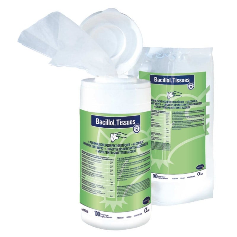 Bacillol Tissues / wipes Refill, med alkohol, 100 stk