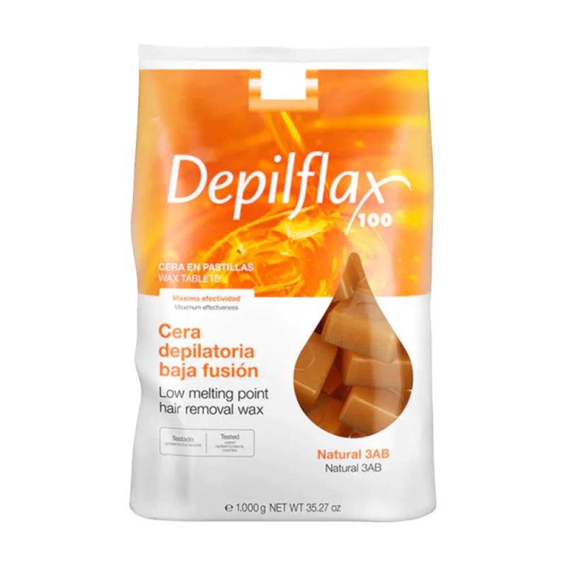 Depilflax 100 hard wax, Natural, 1 kg