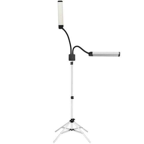 LED Gulvlampe, Arbejdslampe med 2 fleksible arme