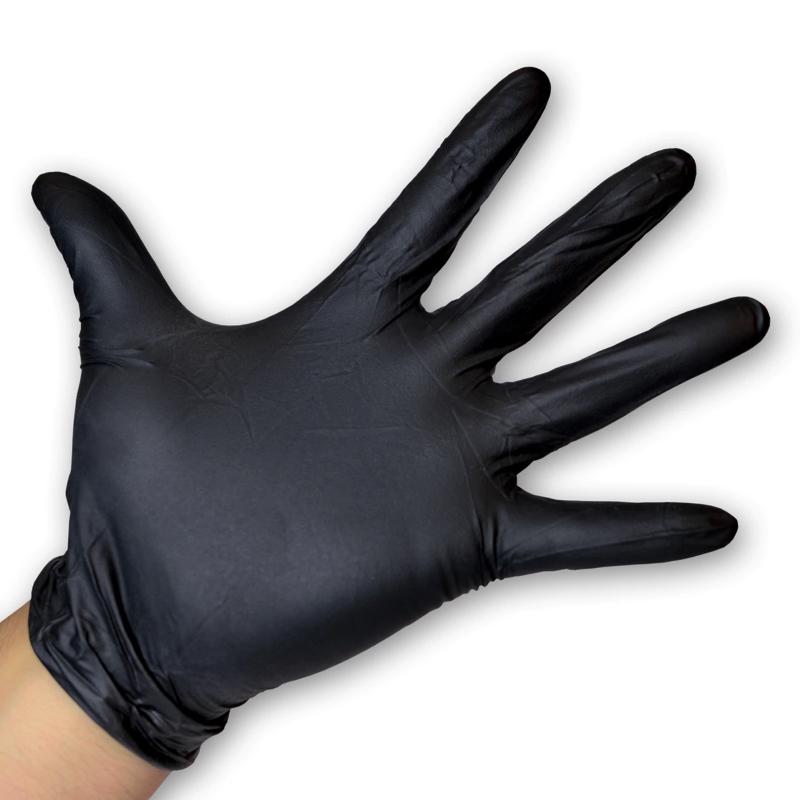 Nitrilhandsker, Medium, Sorte, 10 x 200 stk, Abena Classic Protect