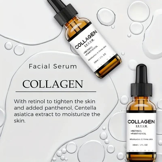 Collagen serum med Retinol, Panthenol og Centella Asiatica, 30 ml