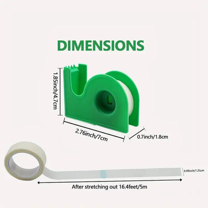 Micropore tape, 1,25 cm x 5 meter på dispenser