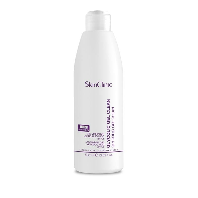 Glycolic Gel Clean, 400 ml, SkinClinic. Rense-gel med Frugtsyre