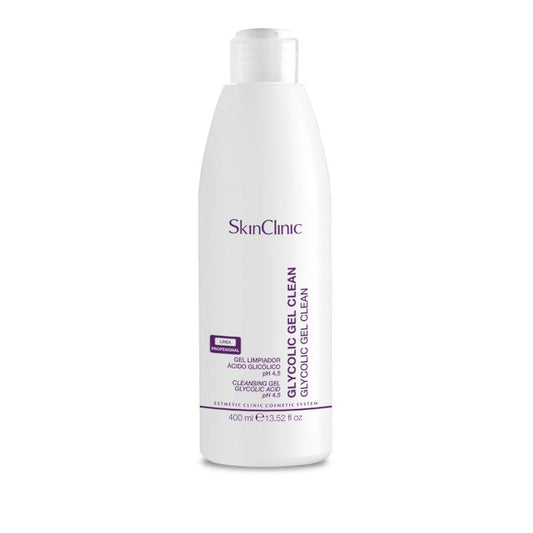 Glycolic Gel Clean, 400 ml, SkinClinic. Rense-gel med Frugtsyre