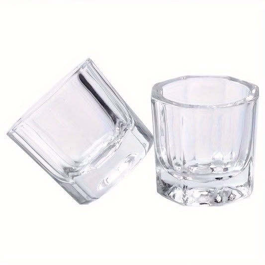 Dappenglas, blandingsglas til negle-, vippe- og bryn-behandlinger