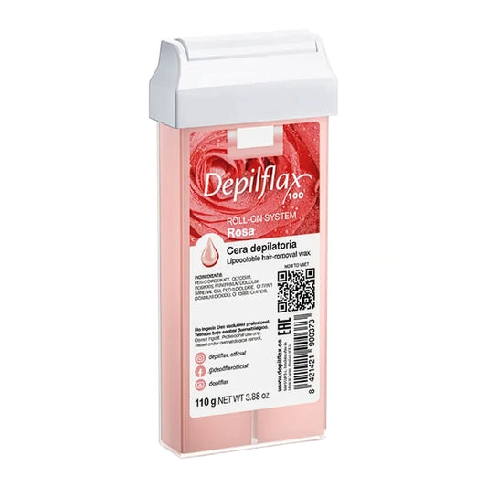 Vokspatron, Rullevoks, Depilflax Rose, 110 g