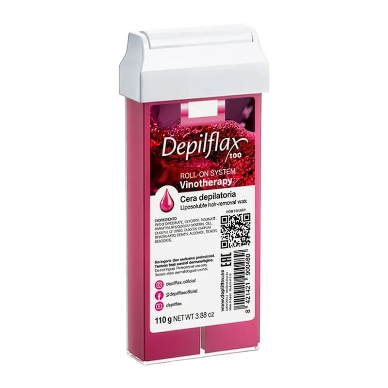 Vokspatron, Rullevoks, Depilflax Vinotherapy, 110 g