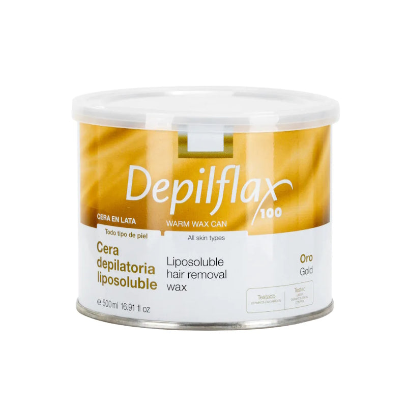 Depilflax dåsevoks Gold med 500 ml