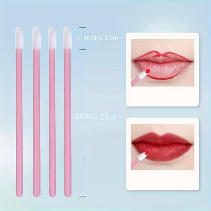 Læbebørster, Pink, 50 stk