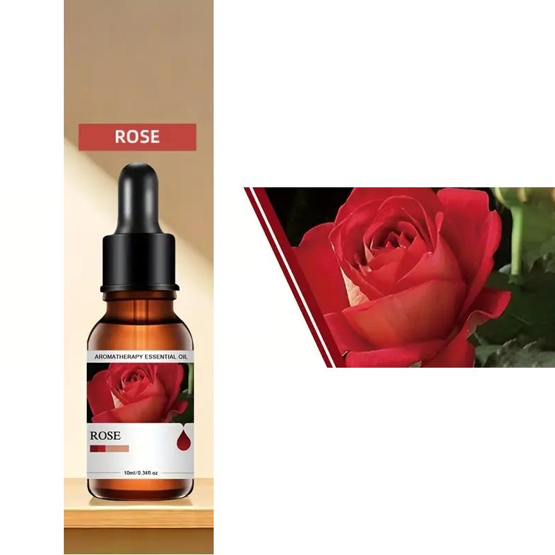 Rose Essential Oil, 10 ml æterisk olie med pipette
