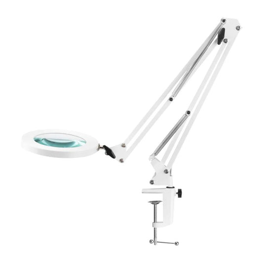 LED Luplampe til bord, 8 diopter, Hvid, LUXLight 308