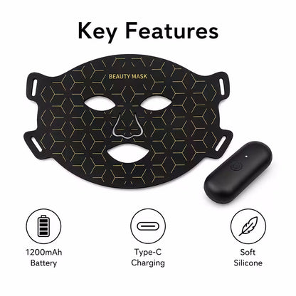 Lysterapi maske i silikone