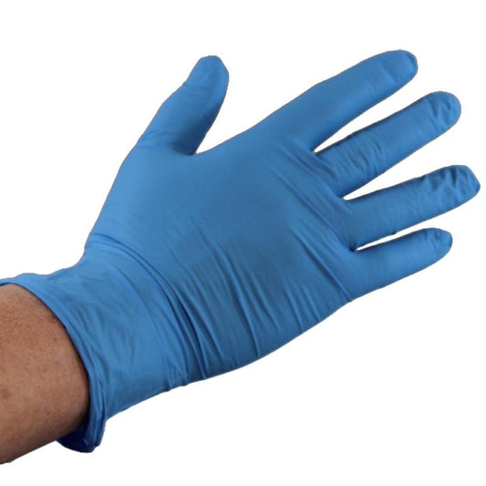 Nitril handsker, Str. Medium, Blå, 10 x 100 stk, Abena Ultra Sensitive