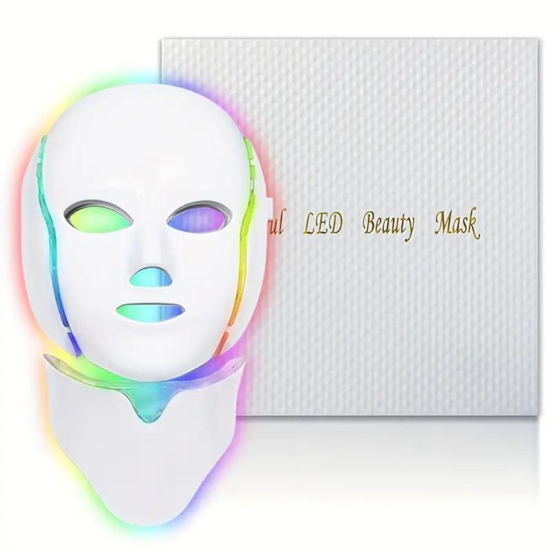 Lysterapi maske med hals, 7 farver