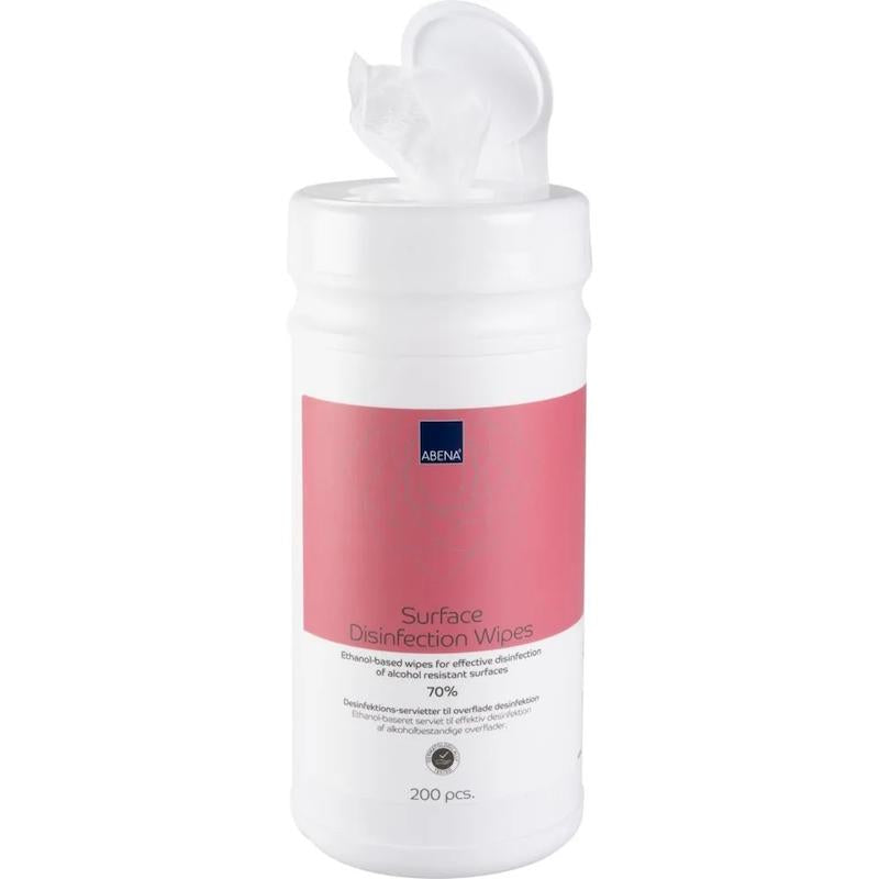 Overfladesinfektion servietter, 70% Ethanol, 200 stk, ABENA