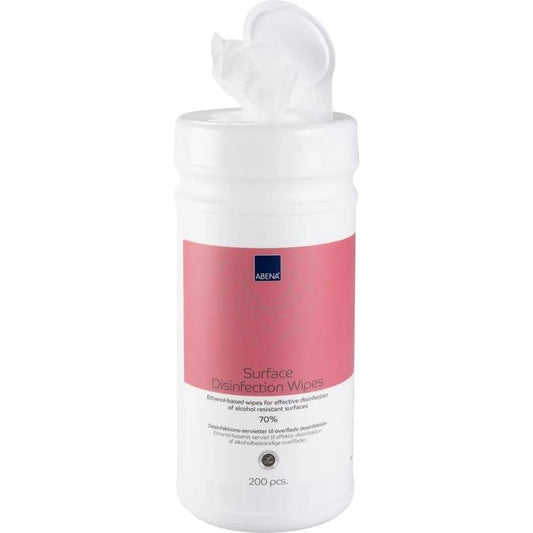 Overfladesinfektion servietter, 70% Ethanol, 200 stk, ABENA