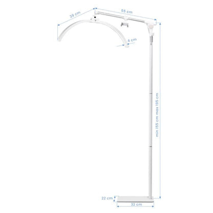 LUNA Half Moon lampe EX06, Hvid