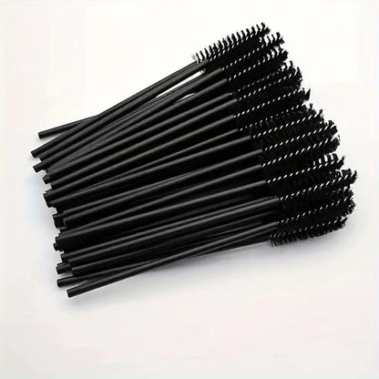 Mascara Brushes, Mascara børster, Sort, 50 stk.