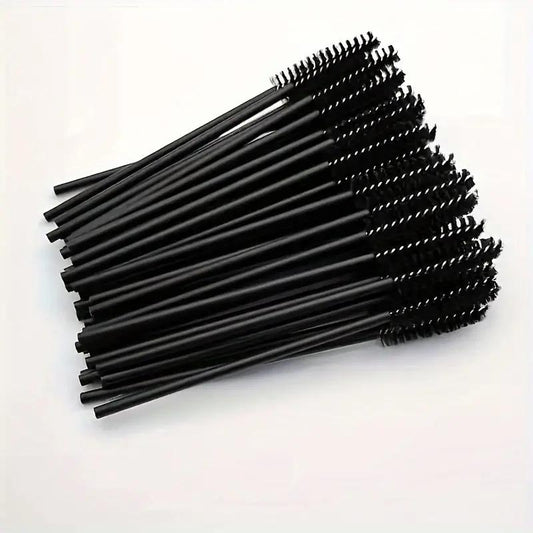 Mascara Brushes, Mascara børster, Sort, 50 stk.