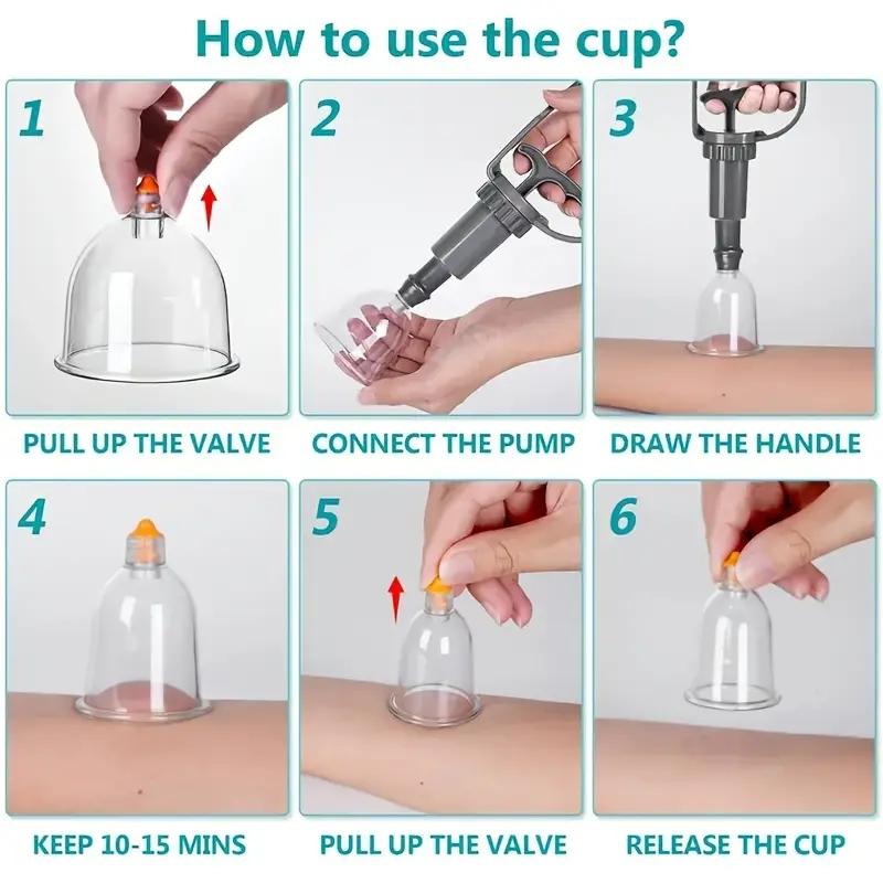 Cupping sæt med 12 cups