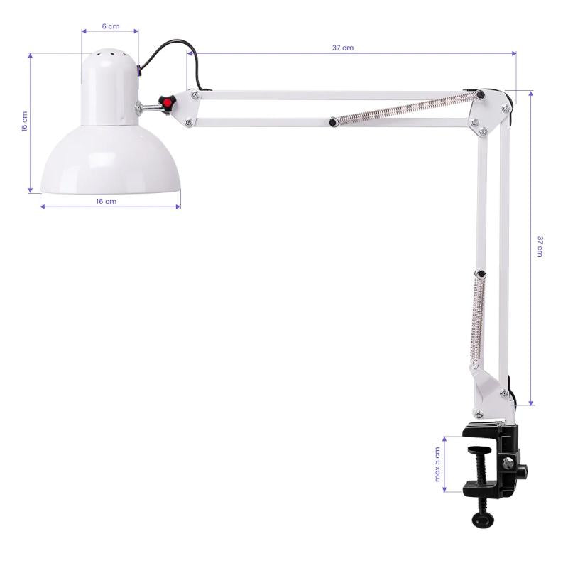 Classic Skrivebordslampe, hvid