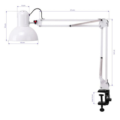 Classic Skrivebordslampe, hvid