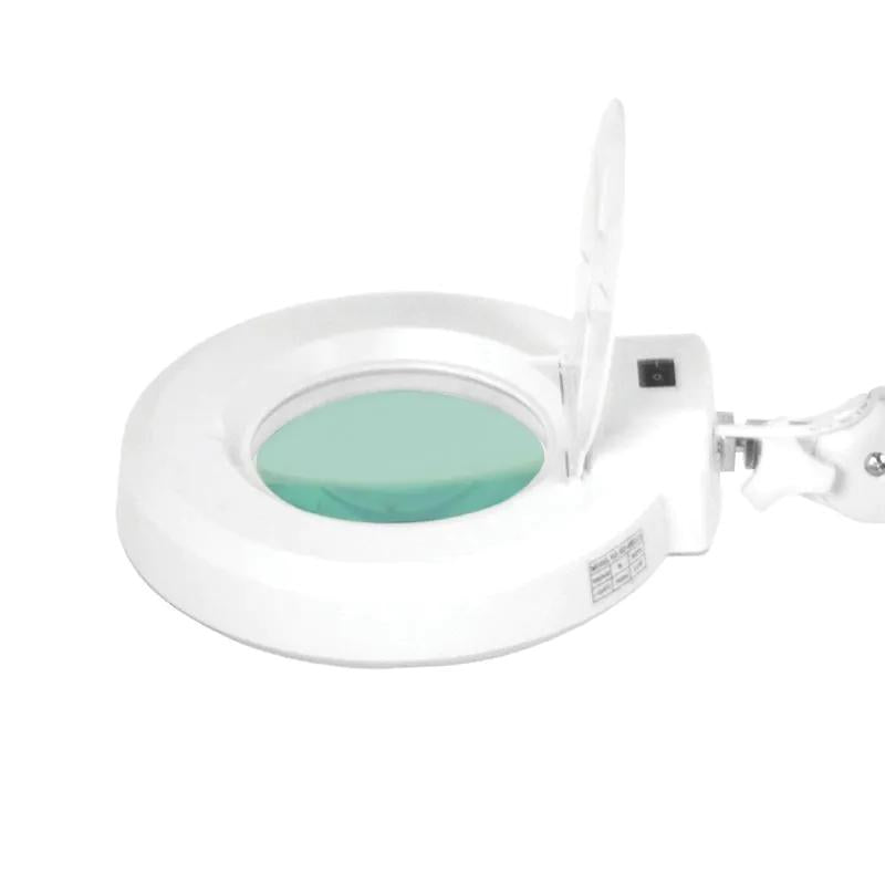 Luplampe model LUXLight S5-LED med 5 diopter og gulvstativ