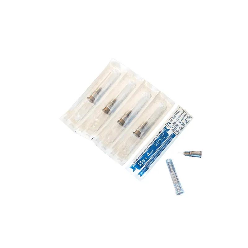 Mesoterapi kanyler, 33G - 4 mm, 100 stk, KIPIC Mesoterapinåle