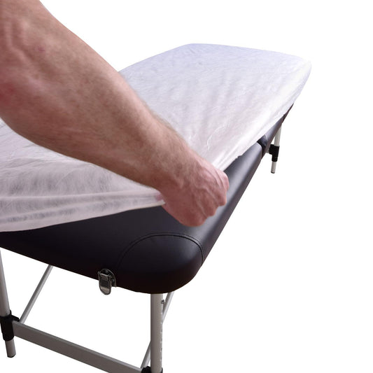 Engangslagen med elastik til briks, Non-woven,10 stk, 195x75 cm