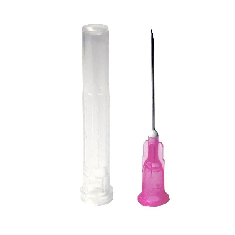 Kanyle, 18G 1½" (1,2 x 38 mm), pink, 10 stk