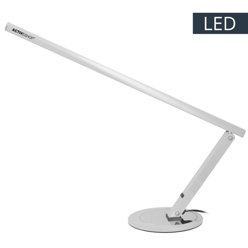 Arbejdslampe til neglebord og manicure, LED, Sølv