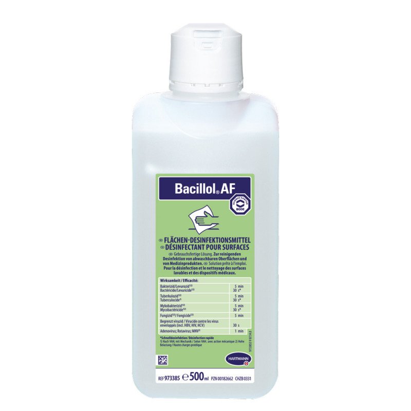 Bacillol AF, Rapid surface Disinfectant, 500 ml