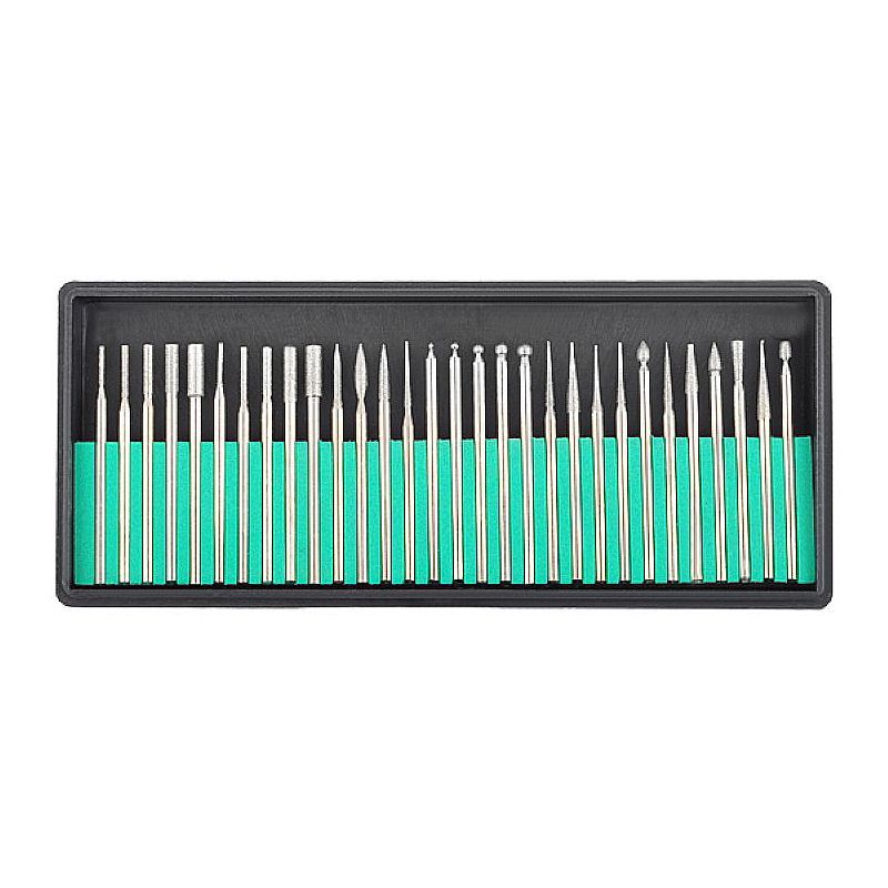 Fræsersæt til neglebehandling, pedicure, manicure, DPD-F, 30 stk