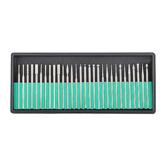 Fræsersæt til neglebehandling, pedicure, manicure, DPD-F, 30 stk