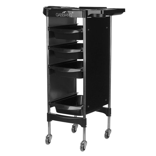 Frisørtrolley med 4 skuffer og sideholdere til frisørudstyr, Bonito GY22-3