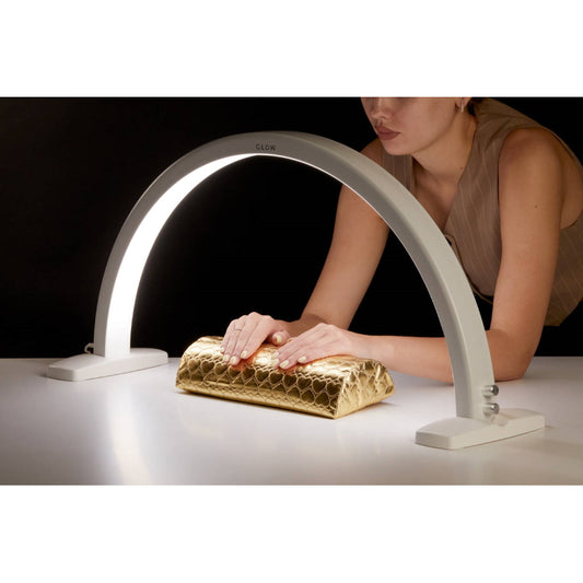 GLOW ARCHE II Half Moon LED-lampe, Hvid