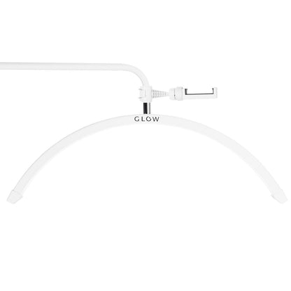 GLOW Half Moon light LED-lampe med gulvstander, Hvid