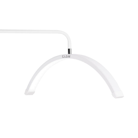 GLOW Half Moon light LED-lampe med gulvstander, Hvid
