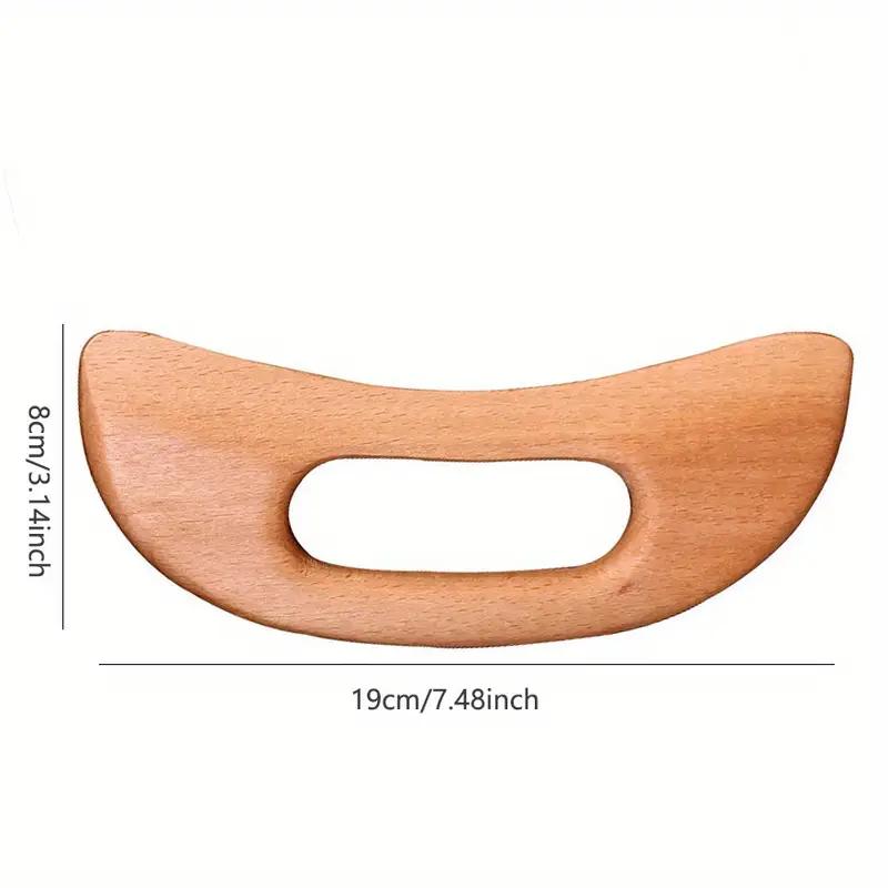 Gua Sha Massageværktøj i træ, Skraber