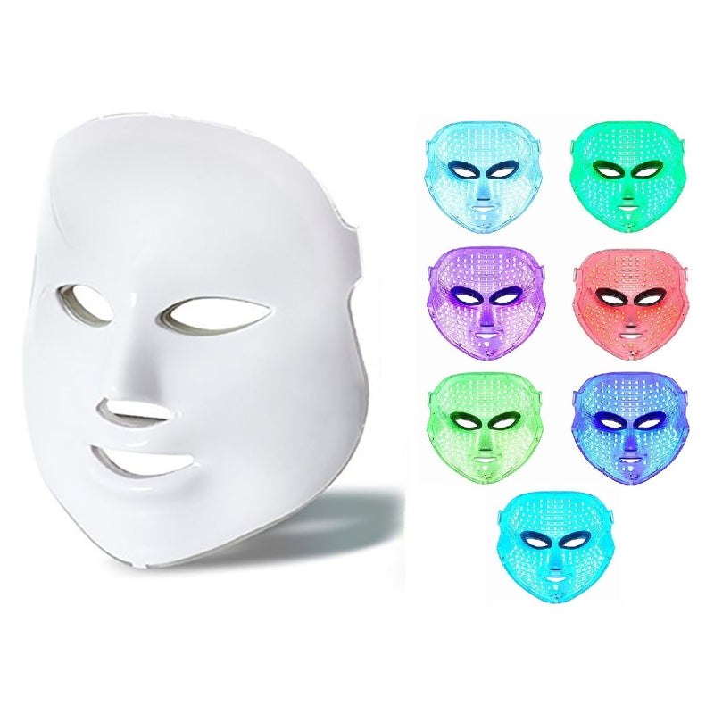 LED Lysterapi maske, 7 farver