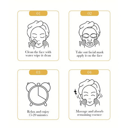 Vitamin-C Sheet mask, Ansigtsmaske, Sadoer