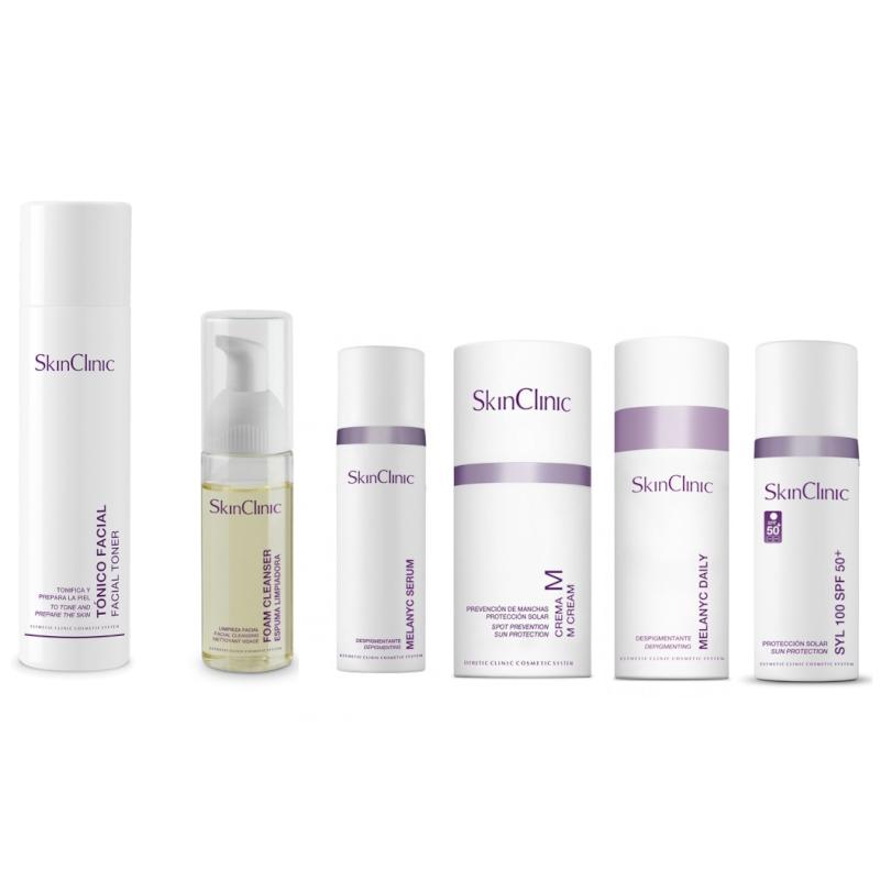 Melanyc Depigmenting Facial Mask Home Pack for Dry Skin, SkinClinic