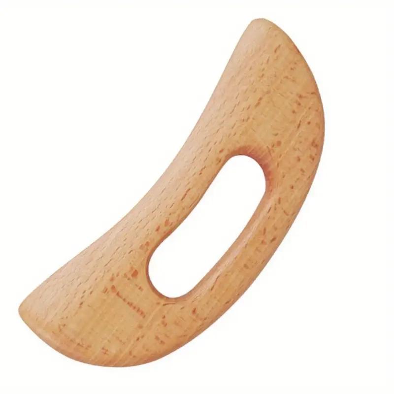 Gua Sha Massageværktøj i træ, Skraber