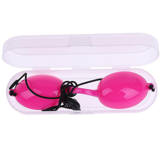 Beskyttelsesbriller til laser og lysterapi, pink goggles