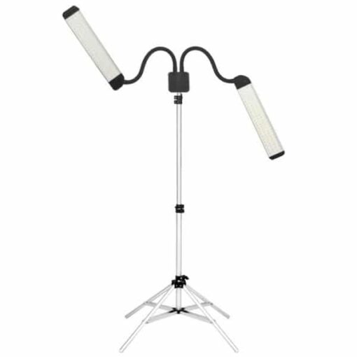 LED Gulvlampe, Arbejdslampe med 2 fleksible arme