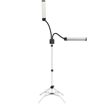 LED Gulvlampe, Arbejdslampe med 2 fleksible arme