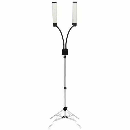 LED Gulvlampe, Arbejdslampe med 2 fleksible arme